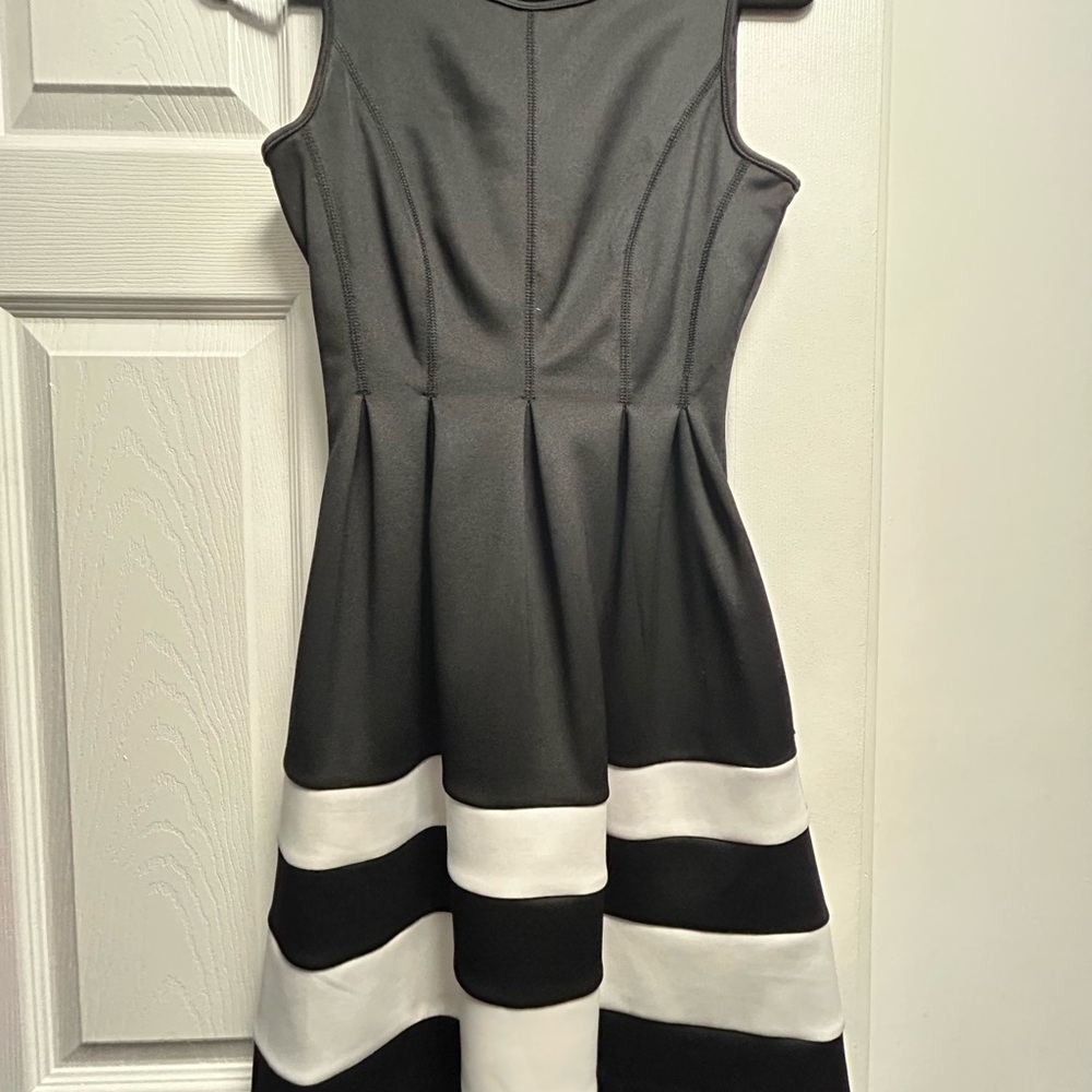 Apt. 9 Gray Halter Fit and Flare Mini Dress